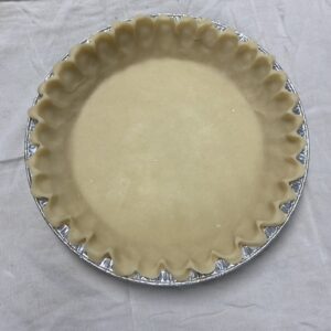 Pie Crust (9" sourdough pie crust) 